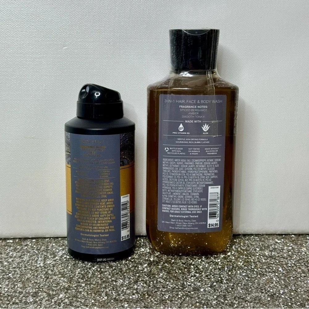 Bath & Body Works After Dark Men’s Body Care Gift Set NWT